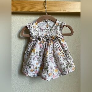 Nutmeg Floral Baby Dress Size Newborn